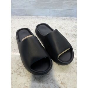 Yeezy, Y2Y Slide Shoes, Black, Men's Size 11-12
